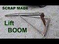 Tractor Boom Pole Made from Scrap