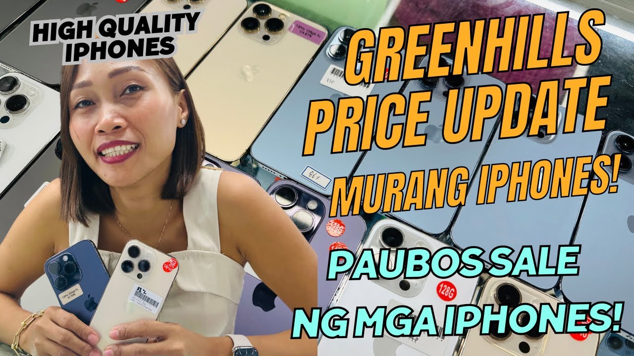 JAN 2024 IPHONE PRICE AND STOCK UPDATE SA GREENHILLS! IPHONE 13 PRO AT