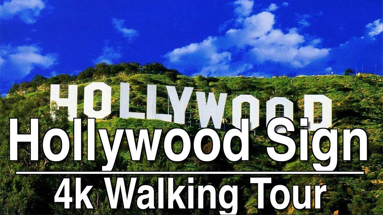 Walking Tour of the Hollywood Sign California | 4K Dji Osmo | Ambient Music