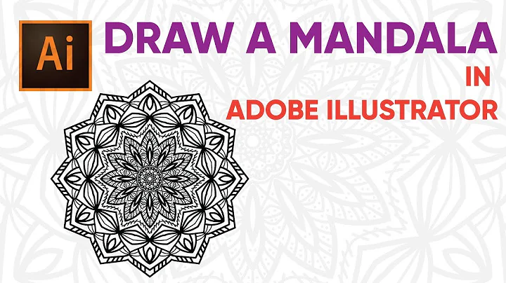 Draw Mandala in Adobe Illustrator l Urdu/Hindi I Illustrator Tutorial