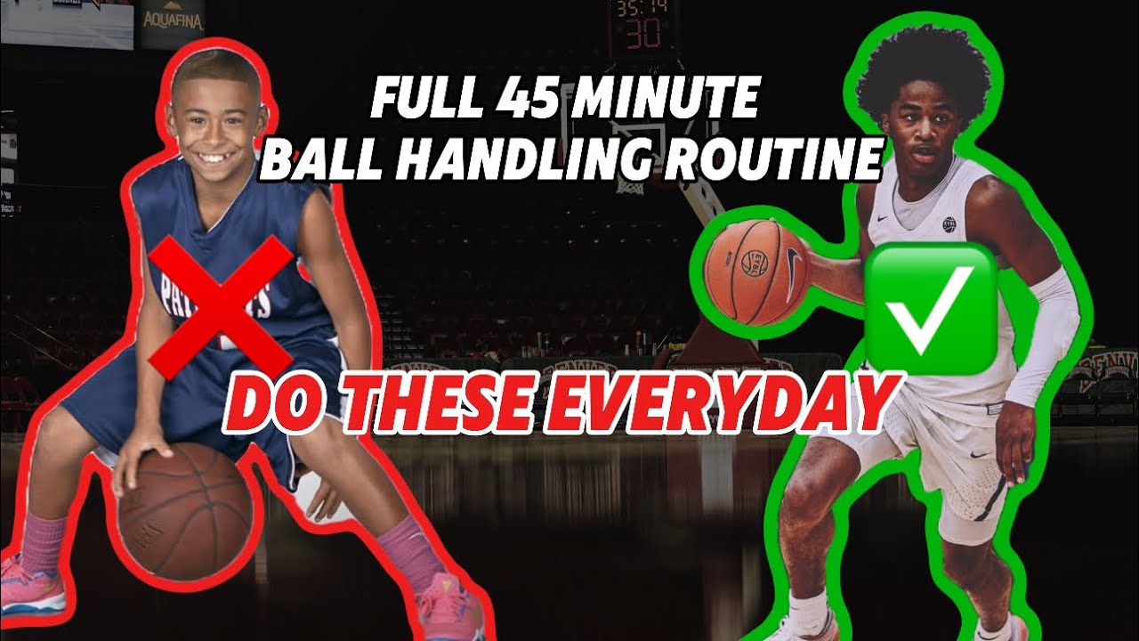 FULL 45 MINUTE BALL HANDLING ROUTINE DO THESE EVERYDAY 
