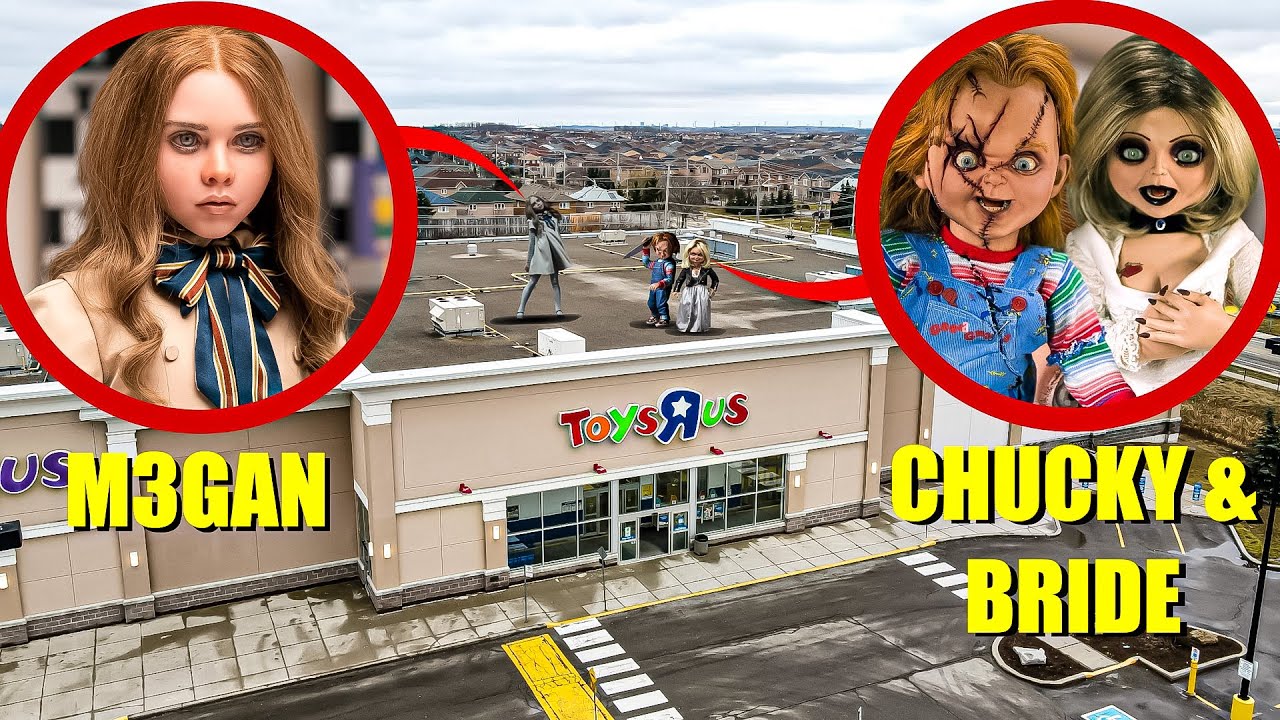 IF YOU EVER SEE CHUCKY'S BRIDE, M3GAN AND CHUCKY AT HAUNTED TOYS R US, RUN! (THEY CAME TO REAL LIFE)
