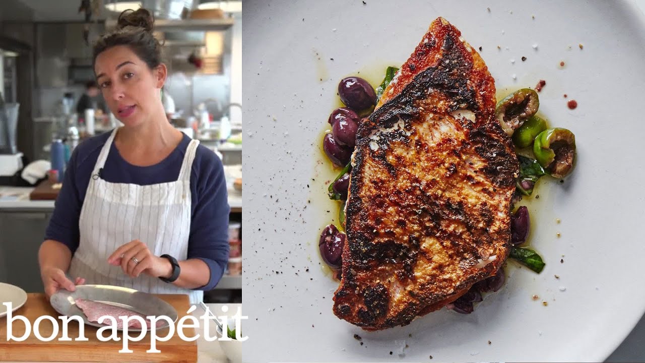 Bon Appetit Test Kitchen how to make a perfectly crispy-skinned fish fillet | from the test Bon Appetit Test Kitchen how to make a perfectly crispy-skinned fish fillet | from the test