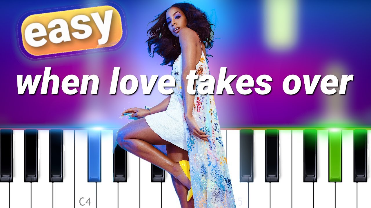 Kelly Rowland David Guetta пиано. When Love takes over Ноты. David Guetta Piano.