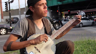 Video voorbeeld van "Rocky Island/Golden Rocket - Jacobe traveling banjo"