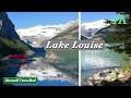 Lake louise banff national park rocky mountains  alberta canada 4k travel