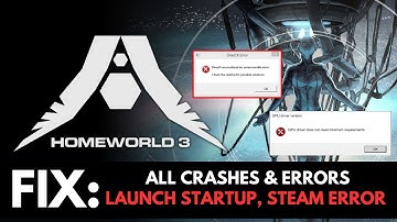 Homeworld 3: How to Fix Crashes and Freezing. Not Launching on PC