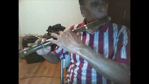 CHINESE FLUTE : Scale Black 3 or F Sharp: Raga Malkauns Notes played By Dr.N.R.Kamath