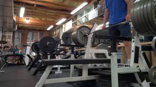 Niko Hulslander - 630 Pound Bench Press