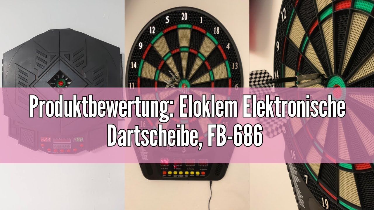 Elektronische Dartscheibe, E-Dartboards Dartautomat Mit 4 LCD-Anzeige