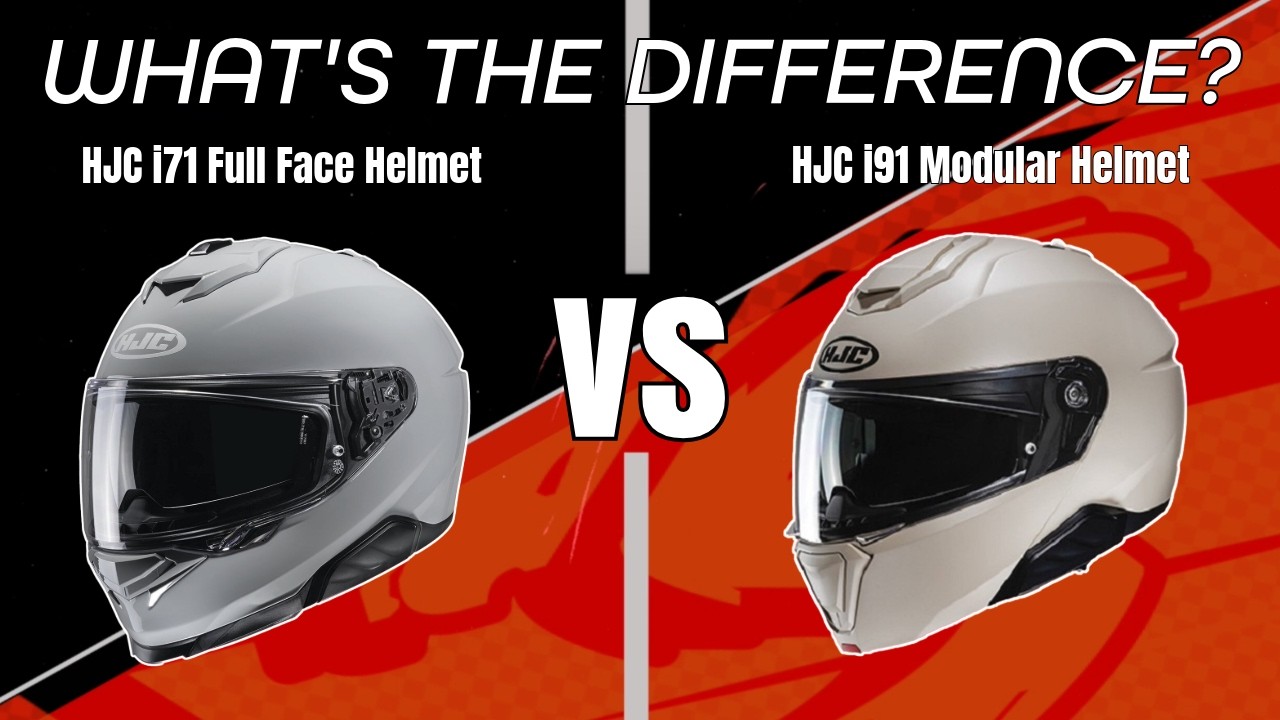 difference between hjc helmets HJC Full Face i71 vs HJC Modular i91