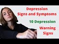 Obvious Depression Signs And Symptoms |10 Warning Signs Of Major Depression