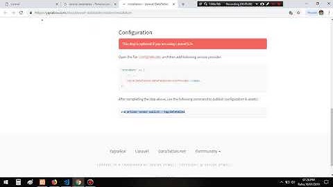 Cara menggunakan Yajra Laravel Datatables