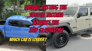 Jeep Gladiator Decibel Testing Against the Toyota Tacoma screenshot 2