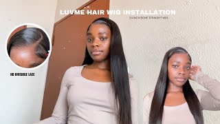 LUVME HAIR: 24 inch All Day Comfort Bone Straight Silky Wig , 180% Density | South African YouTuber