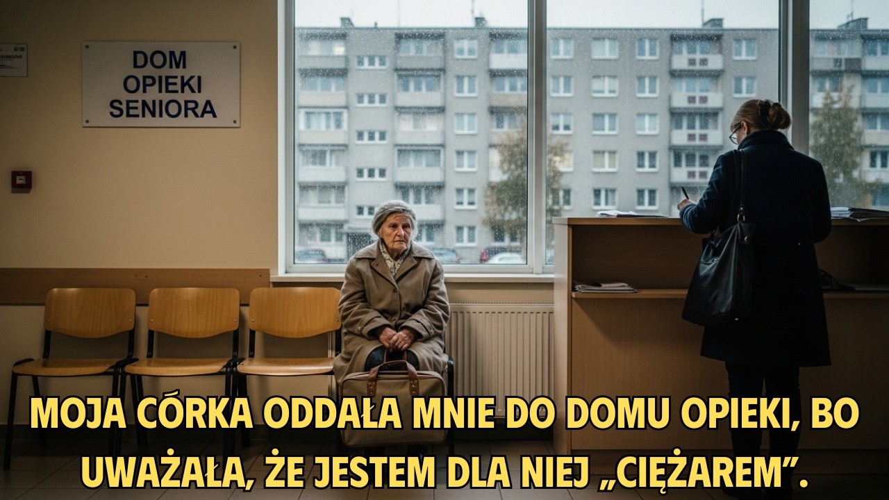 Moja córka oddała mnie do domu opieki, bo uważała, że ​​jestem dla niej „ciężarem”.