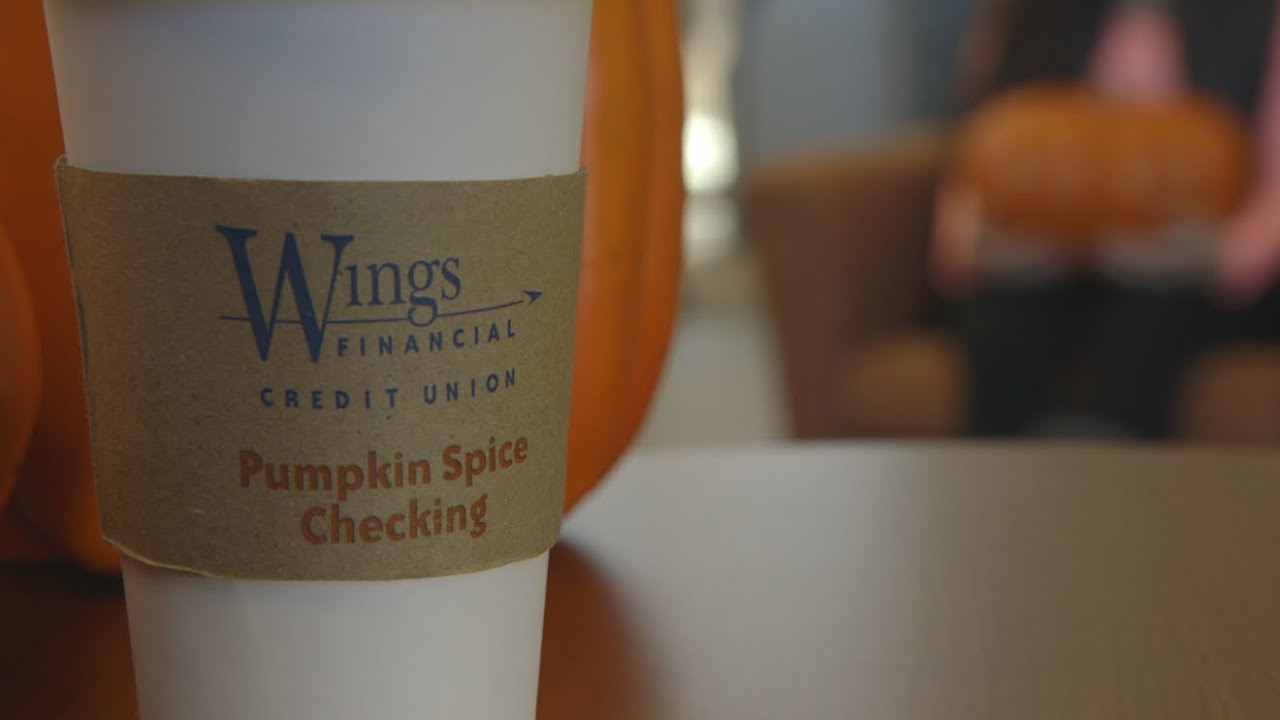 Wings Financial Credit Union Gary Gustafson Pumpkin Spice Checking YouTube