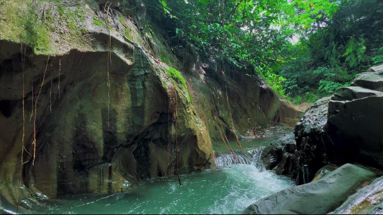 4K-HDR | Relaxing Water River Ambience for Sleep | Deep Stress Relief Naturally with Flowing Water