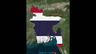 What If Bangladesh And Thailand Switched Places  geography bangladesh thailand shorts
