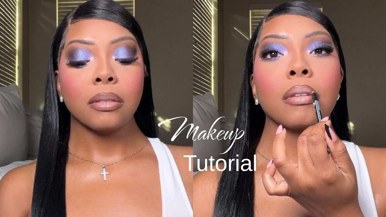Purple Eyeshadow Makeup Tutorial | Beginner Friendly - YouTube