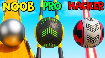 Going Balls❌❌NOOB vs PRO vs Hacker🔥🔥Walkthrough Max Gameplay WS6477