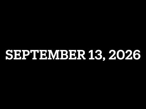 September 13, 2026