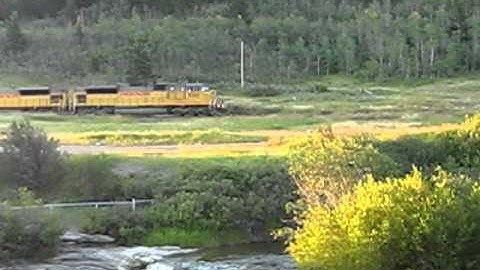 CP Rail in the Crowsnest Pass - More Union Pacific power!