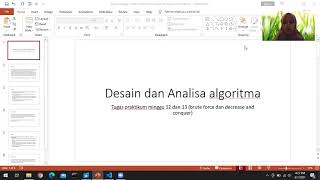 Tugas DAA || Brute Force dan Decrease and Conquer