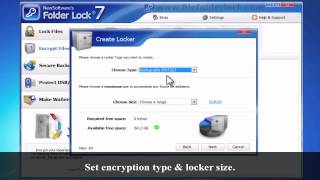 File and Folder Locking with Drag and Drop - NewSoftware's Folder Lock