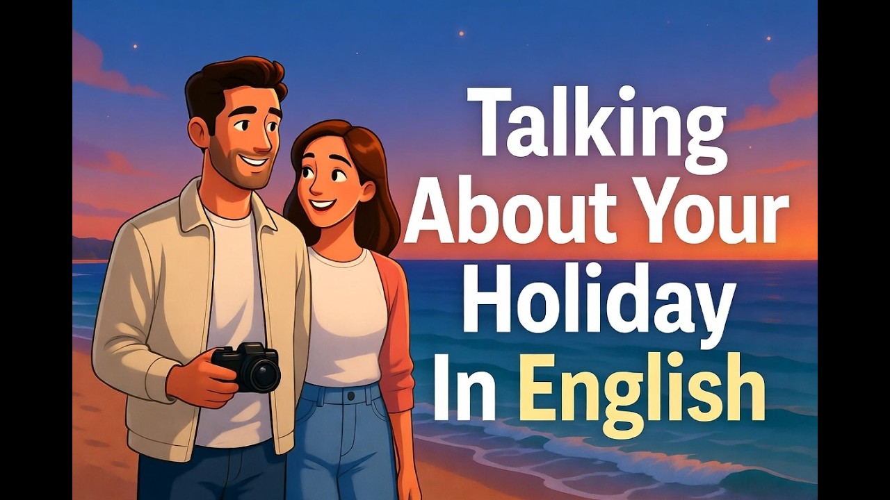 Talking About  Your Holiday in English - Easy English  Conversation For Beginners -Podcast