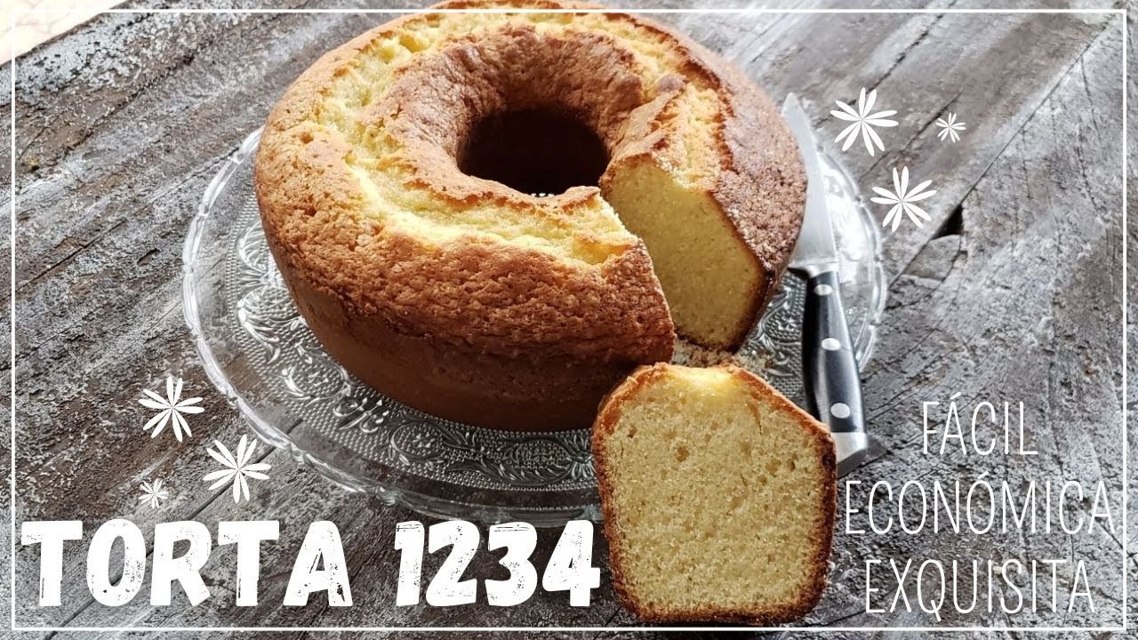 Bizcocho 1234 - ¡La Torta más fácil del mundo!