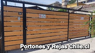 Portones Eléctricos, Rejas de fierro y Madera, Portones para Parcelas, Rejas  de Seguridad Chile - YouTube