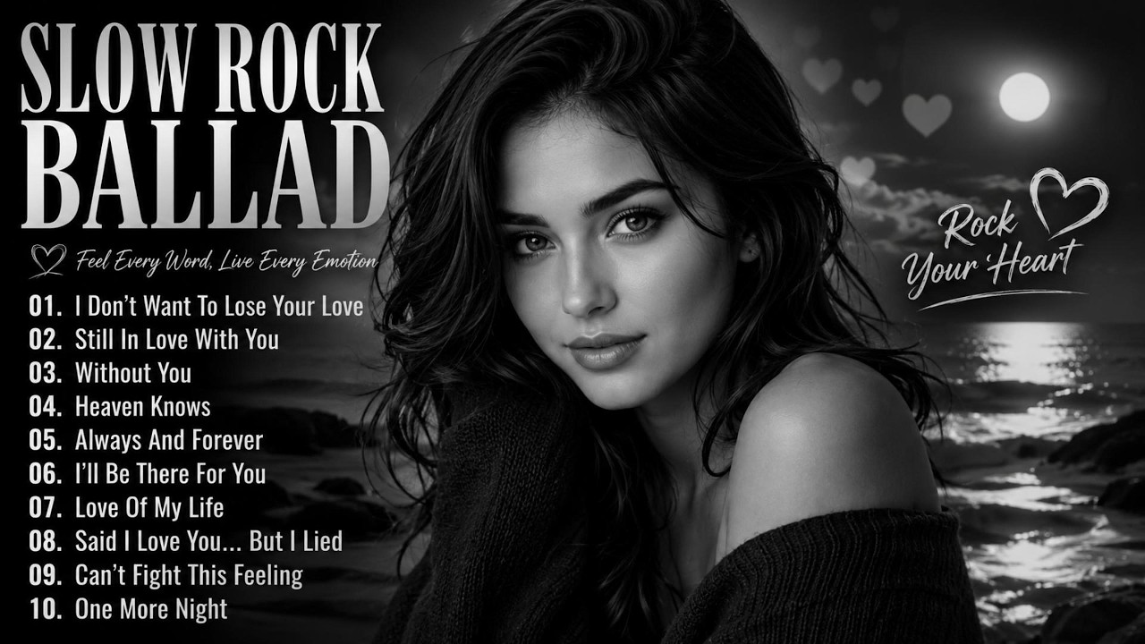 Greatest Slow Rock Ballads 80s 90s | Emotional Love Songs to Heal Your ...
