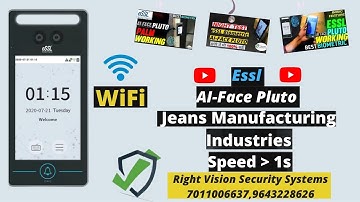 Essl Ai-Face Pluto in Manufacturing Industry With Access Control || #eSSL | #rightvision