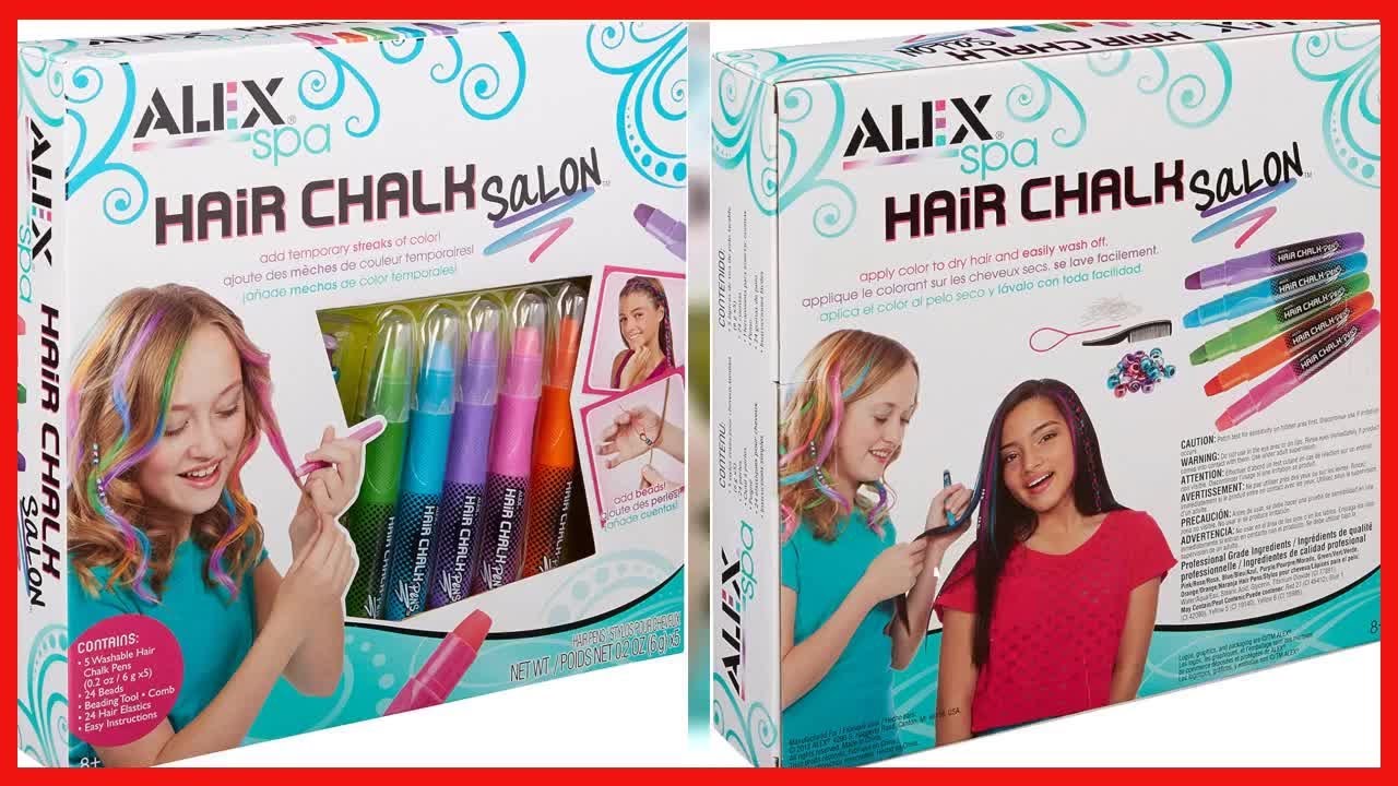 ALEX Toys Hair Chalk Salon Girls Hair Activity YouTube