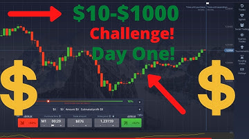 Binary Options $10 To $1000 Challenge EP1!