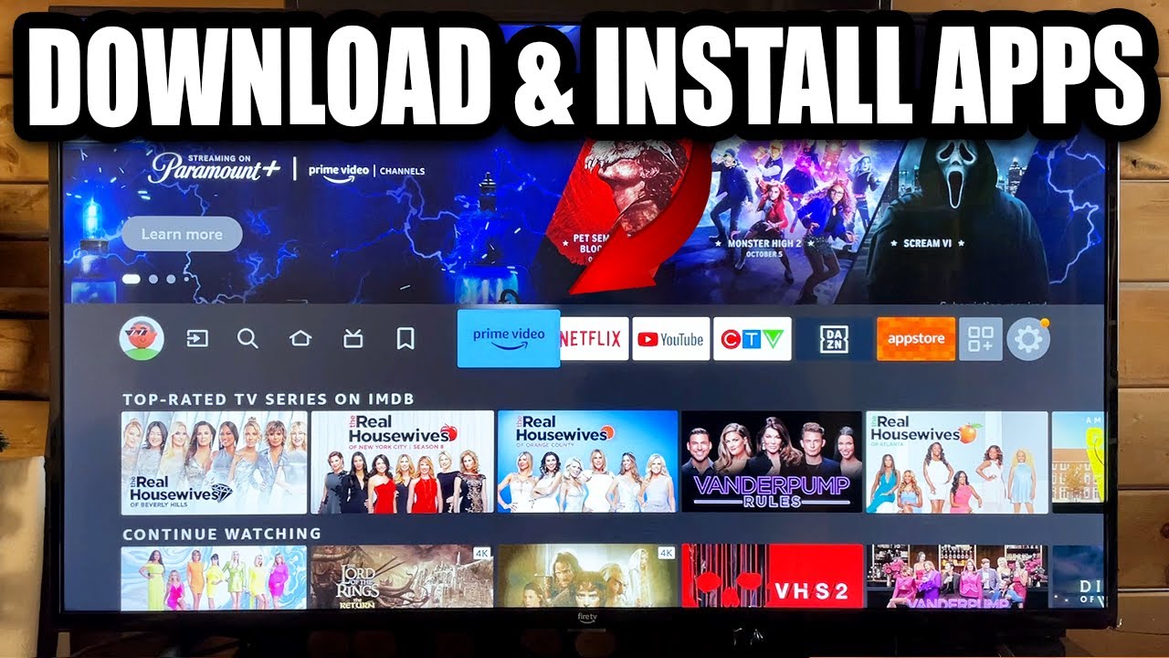How to Download Apps on a Fire TV Stick : HelloTech How