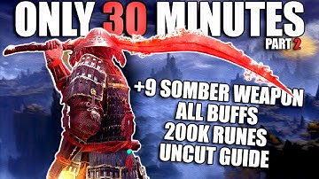 Get a Very Strong Build in 30 Minutes - Part 2 | Beginner Guide - Elden Ring (Bloodhound