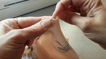 Continuous bound placket