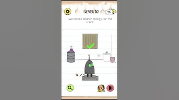 Brain Test 4 Level 30 We need a cleaner energy for this robot #braintest4