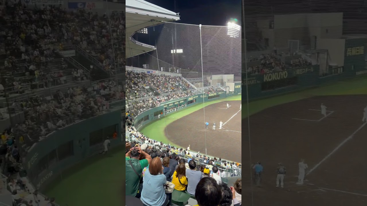 阪神タイガース榮枝選手の危険スイング
