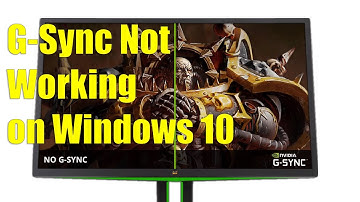 How To Fix G-Sync Not Working in Windows 10