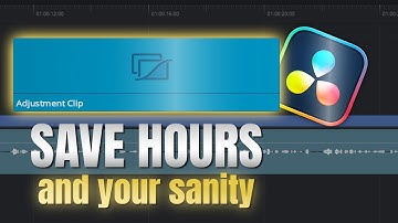 Unlock Creativity AND Edit faster with Adjustment Clips | DaVinci Resolve Tutorial