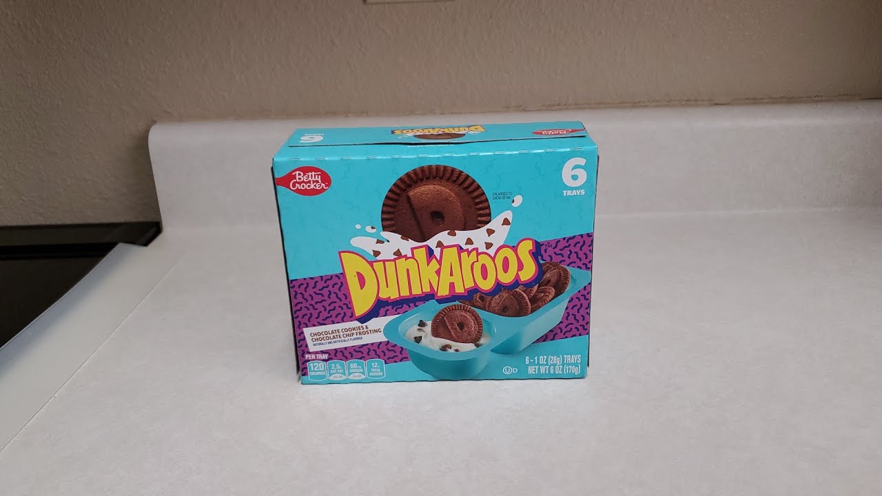 new DunkAroos chocolate cookies & chocolate chip frosting YouTube