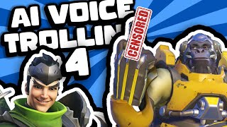 HILARIOUS AI Voice Trolling 4 (Overwatch 2)