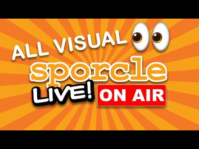 Sporcle Live: ON AIR! All Visual