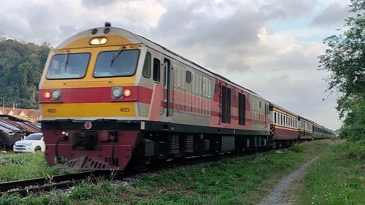 (คลิปแรกของปี 2569) รถด่วน 84 ตรัง - กรุงเทพอภิวัฒน์ ผ่านตลาดบ้านคลองมวน