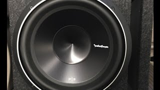 12' Rockford Fosgate Subwoofer install