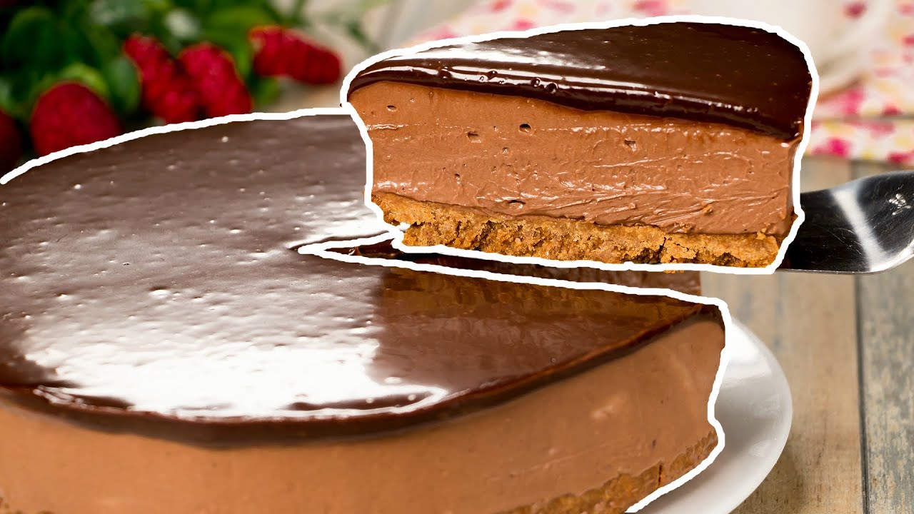 Най-вкусният чийзкейк с шоколадова паста Нутела , без печене! I Apetiten TV