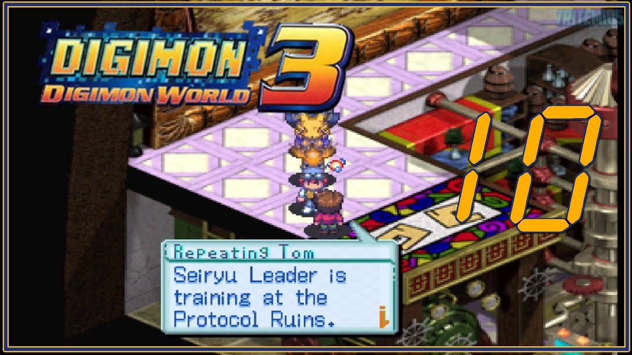 Digimon World 3 #10 - Seiryu City - (No Commentary)